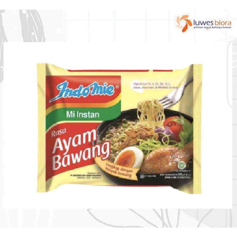 

Indomie Mi Instan Ayam Bawang 69G