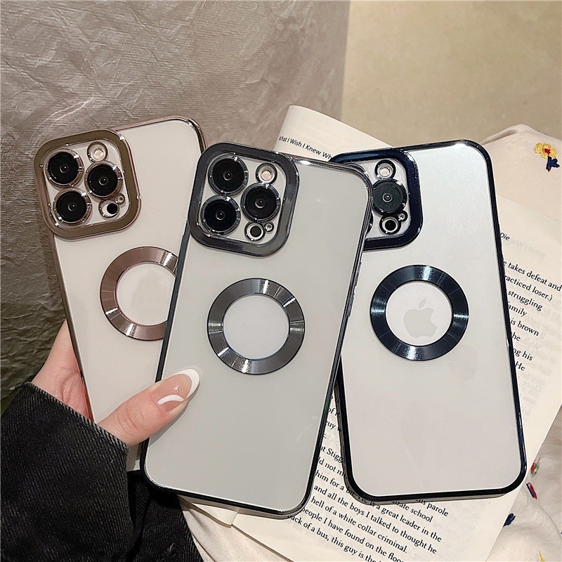 Case Pelindung Bahan Silikon Dengan Lensa Film Untuk IPhone 13 12 11 Pro Max 7 8 Plus X XR XS Max