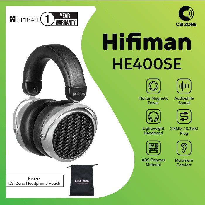 Hifiman HE400SE / HE400 SE Open Back Planar Magnetic Headphone