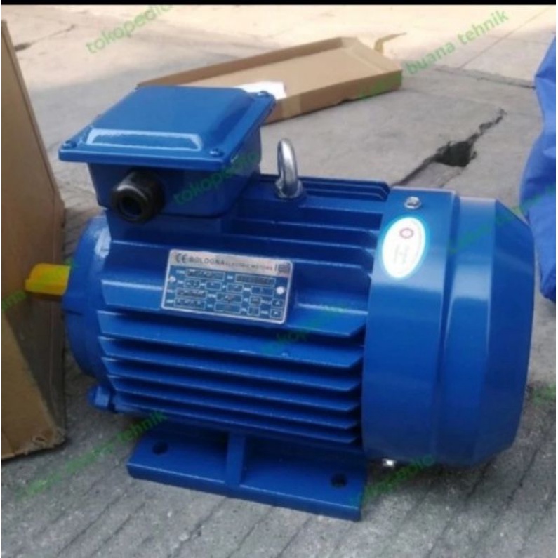 Dinamo Electro Motor 3HP Mesin Penggerak Bologna BLA-90L-2 380V - 2800 RPM / 2P