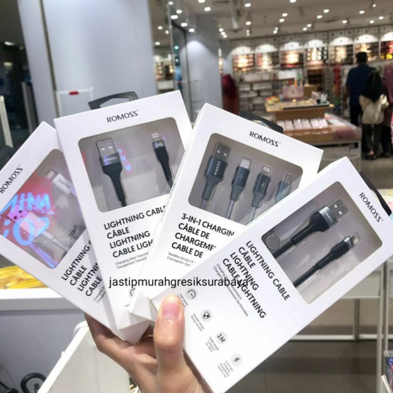 KABEL LIGHTNING MINISO KABEL USB IPHONE MINISO X ROMOSS