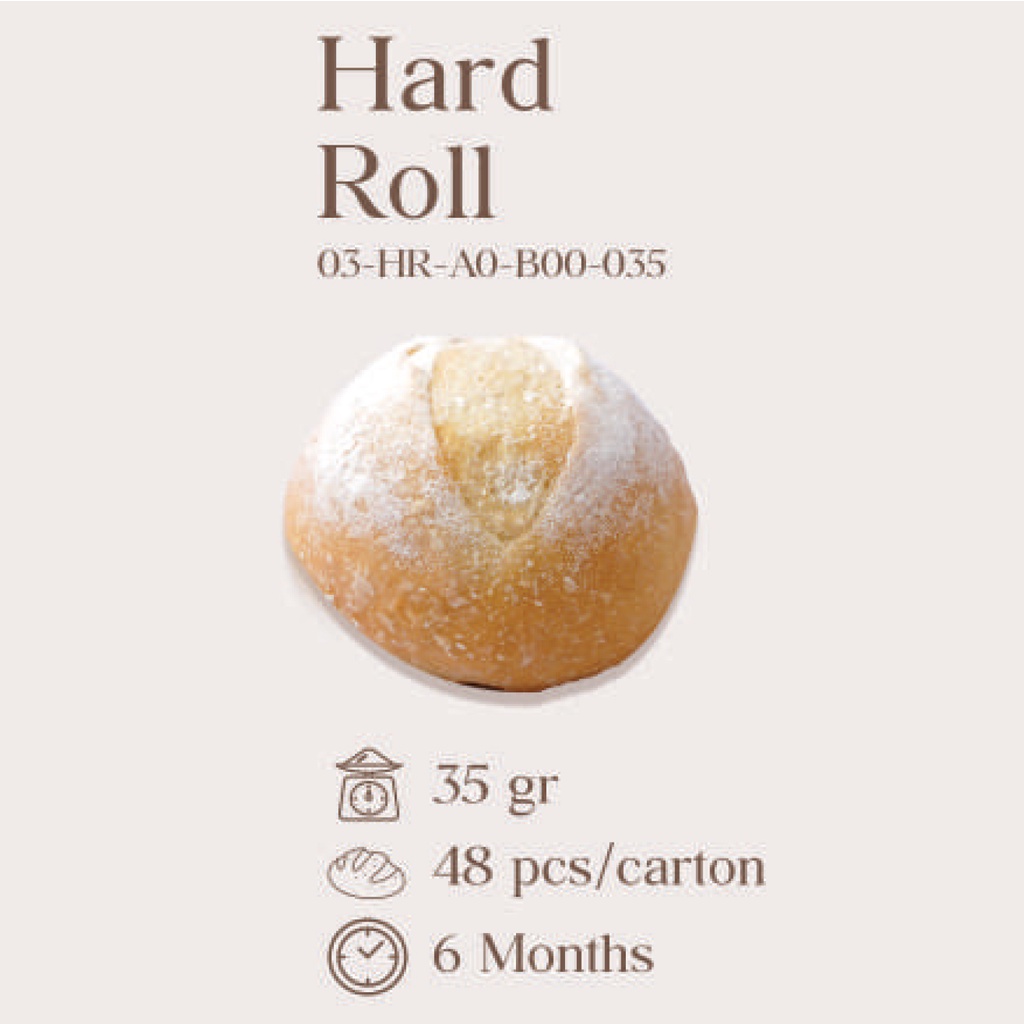 

HARD ROLL FRESH/READY-TO-EAT (KARTON)
