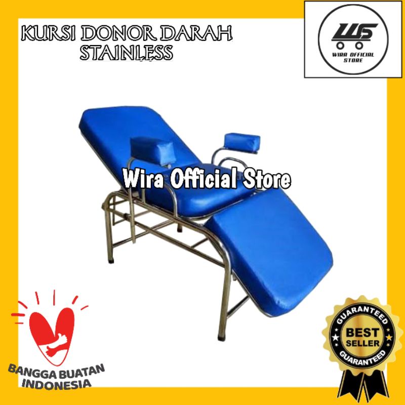 Kursi Donor PMI Stainless - Kursi Donor Darah PMI Berkualitas Stainless