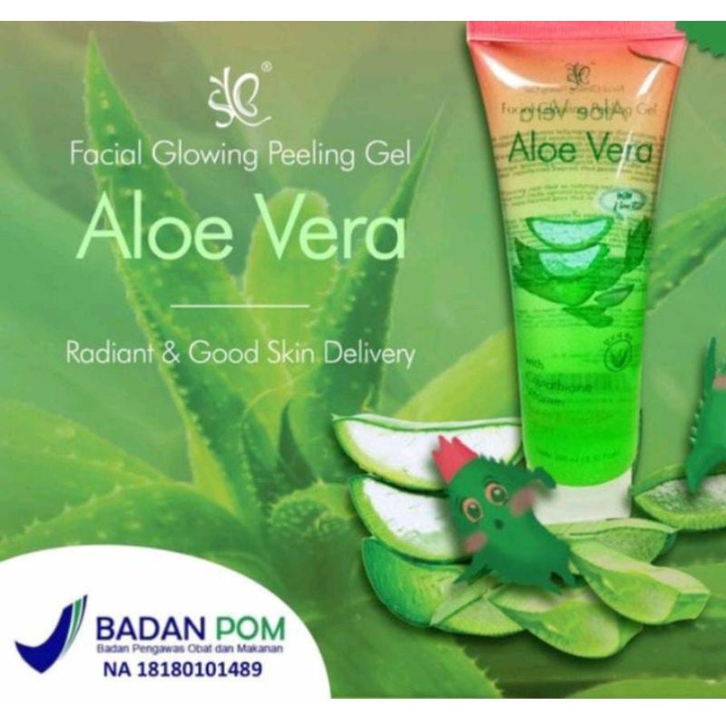 SYB peeling facial glowing gel aloevera