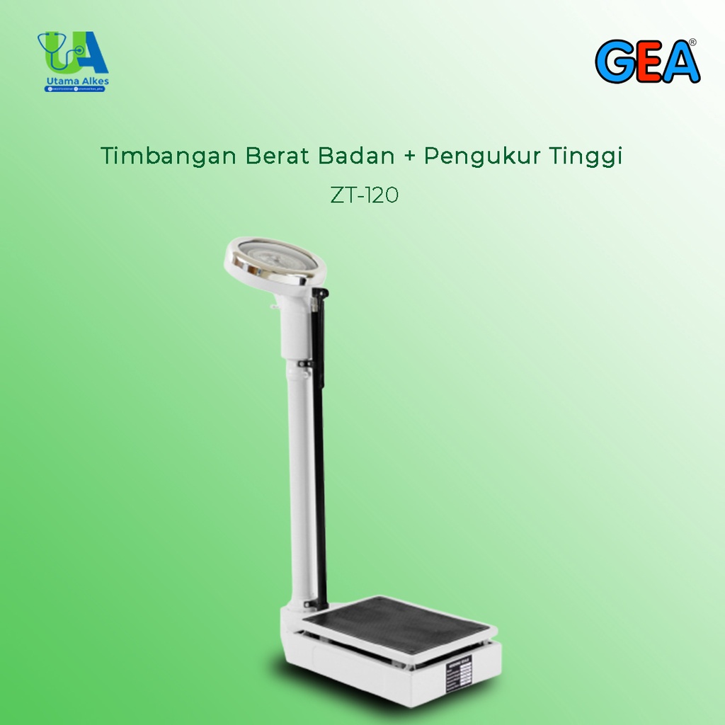 TIMBANGAN BERAT BADAN + PENGUKUR TINGGI BADAN | ZT -120 | ZT 120 | GEA