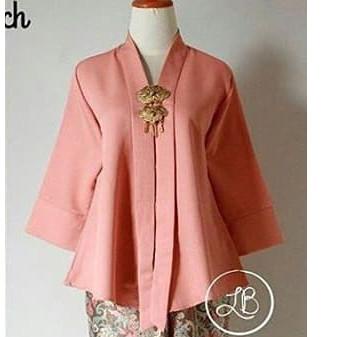ATASAN KEBAYA FLOY MURAH HITAM MODERN - kebaya kartini