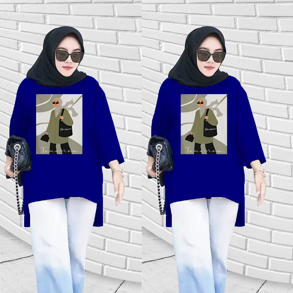 GS - Long Tunik ANIME women hijab's ephipany 002 | Tunik Wanita Muslim Crepe premium