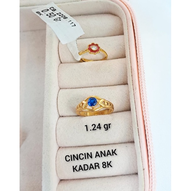 Cincin anak lucu ringan mata kadar 375