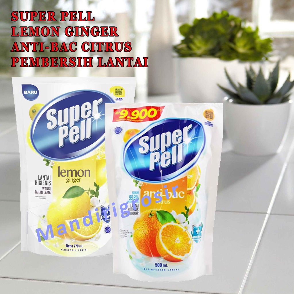 Pembersih Lantai * Super Pell * Disinfektan Lantai * Wangi Tahan Lama