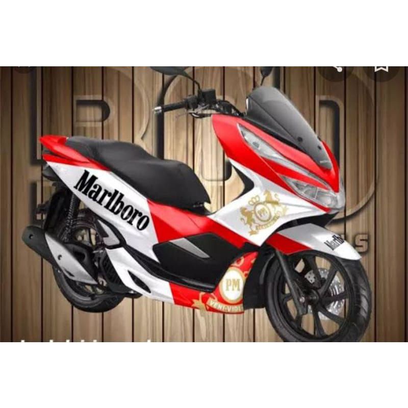Sticker Decal Variasi untuk motor Honda PCX 160/150 cc Full body, Bisa ganti warna sesuai permintaan