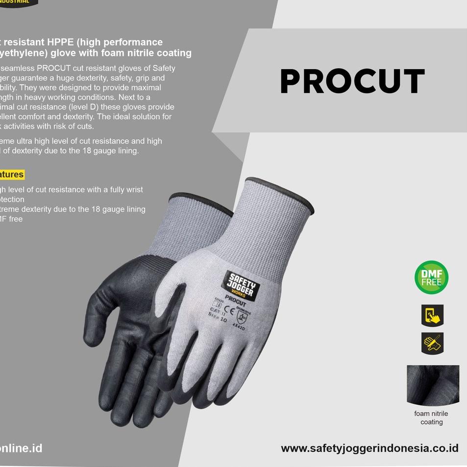 Jual Terkeren HAND GLOVE SAFETY JOGGER PROCUT Shopee Indonesia