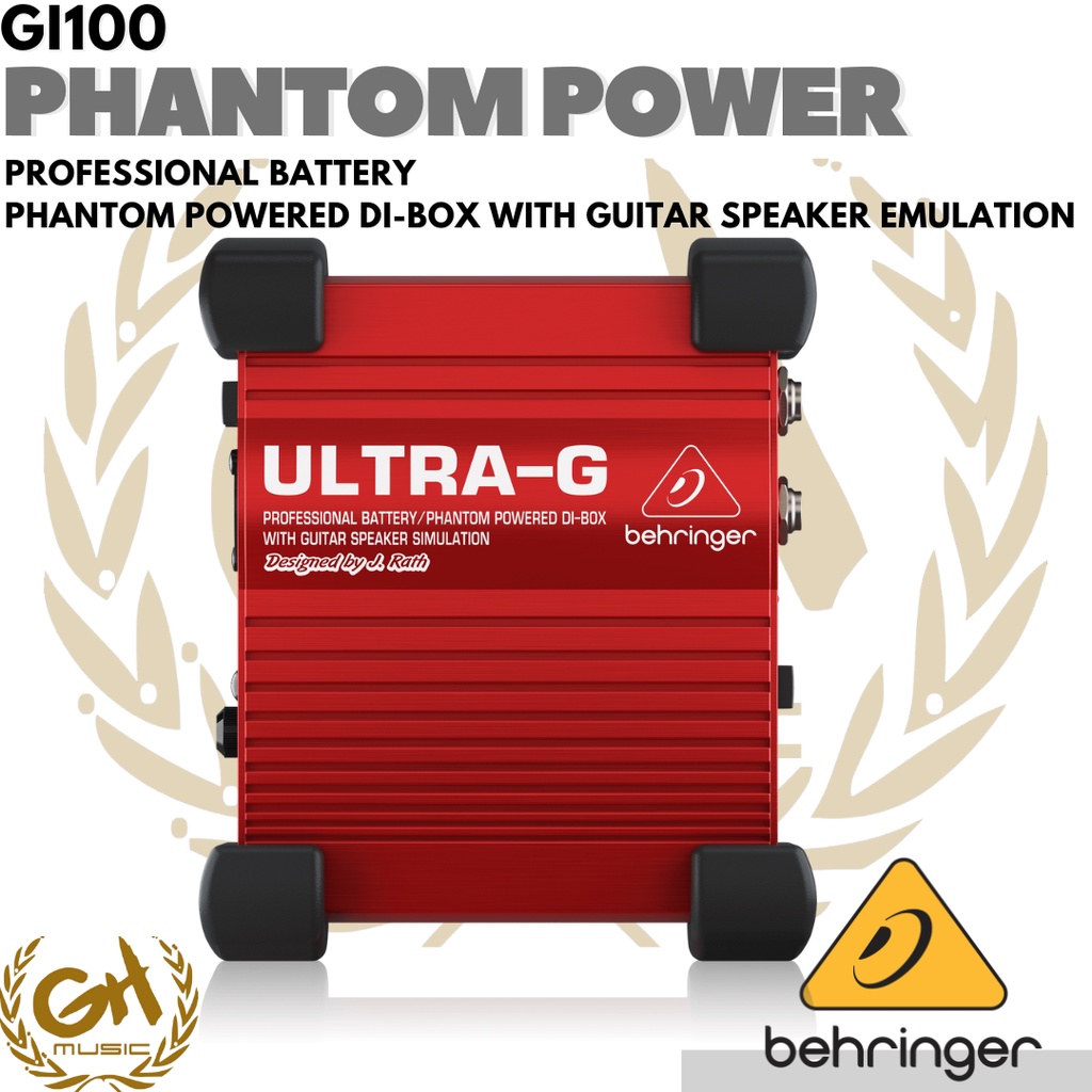 Jual Behringer GI100 Phantom Power, DI Box Shopee Indonesia