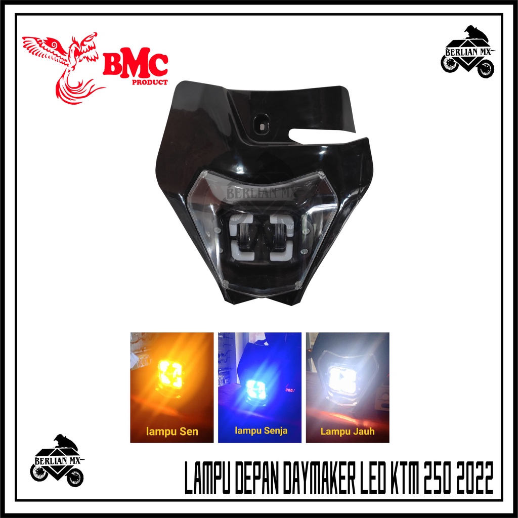 Headlamp reflektor LED DAYMAKER Lampu depan trail KTM 250 2022