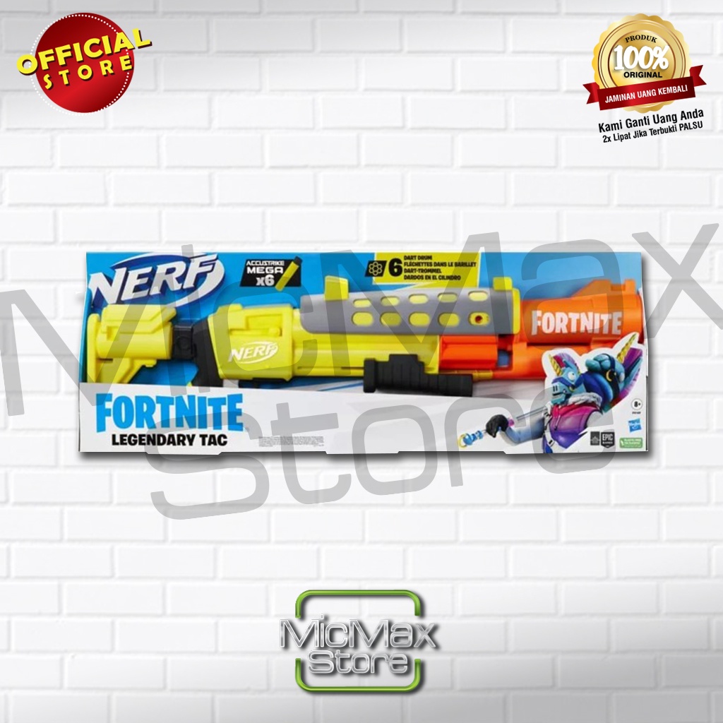 Promo Nerf Fortnite Legendary Tac Blaster 6-Dart Mega Drum Berkualitas