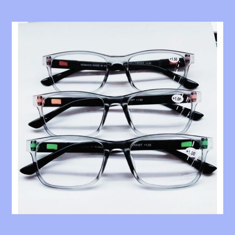 Kacamata Baca Plus 1.00 sd Plus 3.00 Kacamata Baca Pria Wanita LN 338