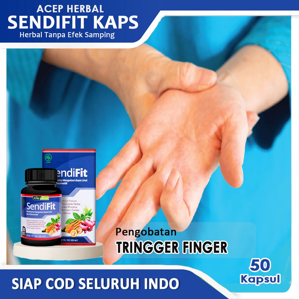 Jual Obat Trigger Finger, Sakit Pada Jari Tengah, Pembengkakan Tendon Akibat Adanya Peradangan