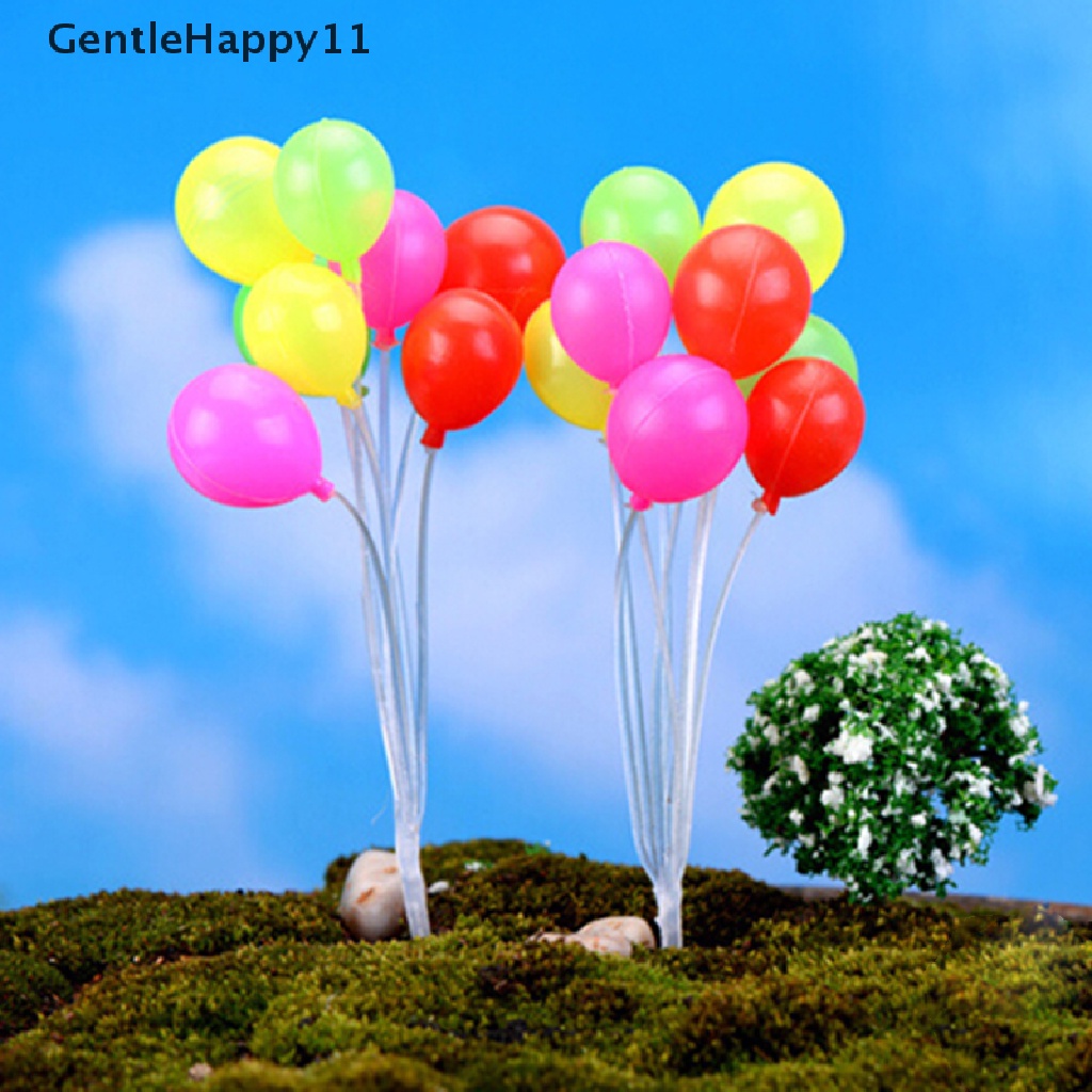 Gentlehappy Miniatur Fairy Garden Balon Mini Rumah Boneka Kerajinan Pot Tanaman Ornamen Decor Mainan id