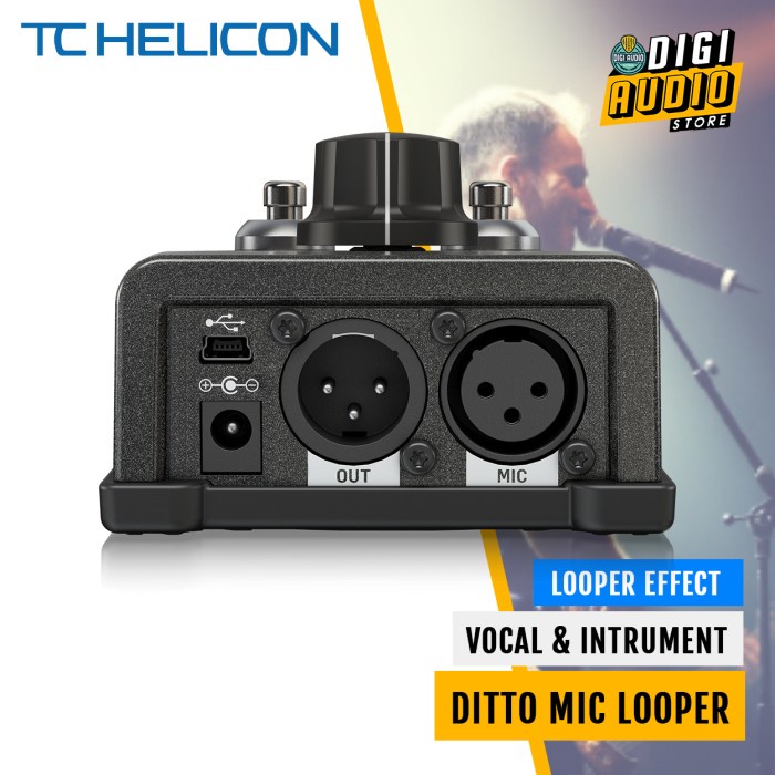Tc Helicon Ditto Mic Looper Efek Vocal & Acoustic Instrument Effect #Original