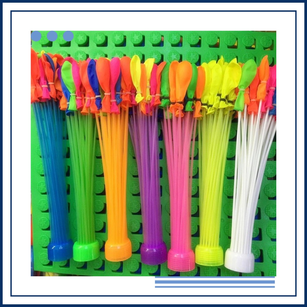 

Murah Partycode Balon Air Tiup Anti Bocor Magic Waters Ballons 111 PCS - V21-A Elegan