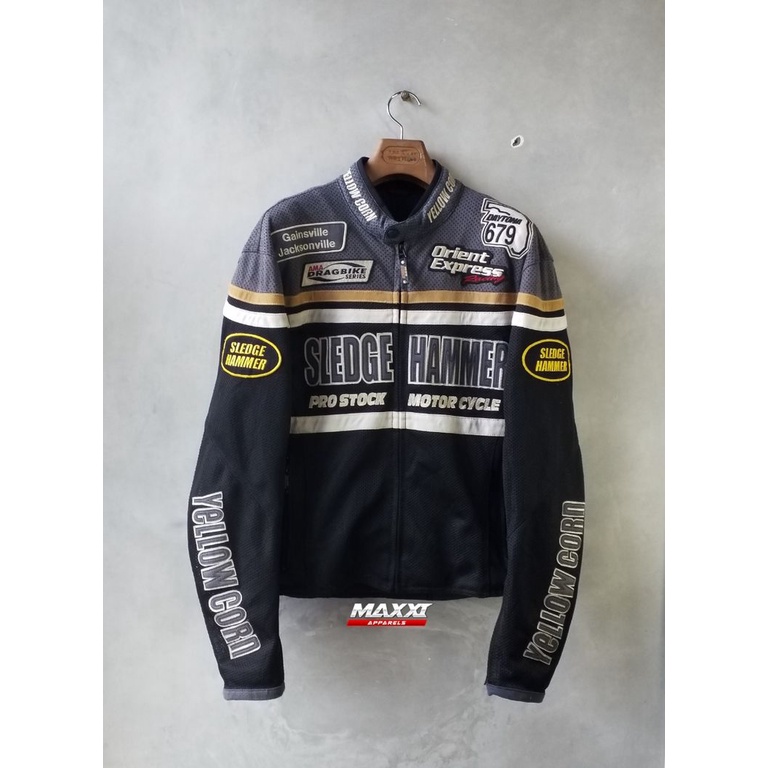 Jaket motor yellow corn - 0104 BB [60kg - 75kg]