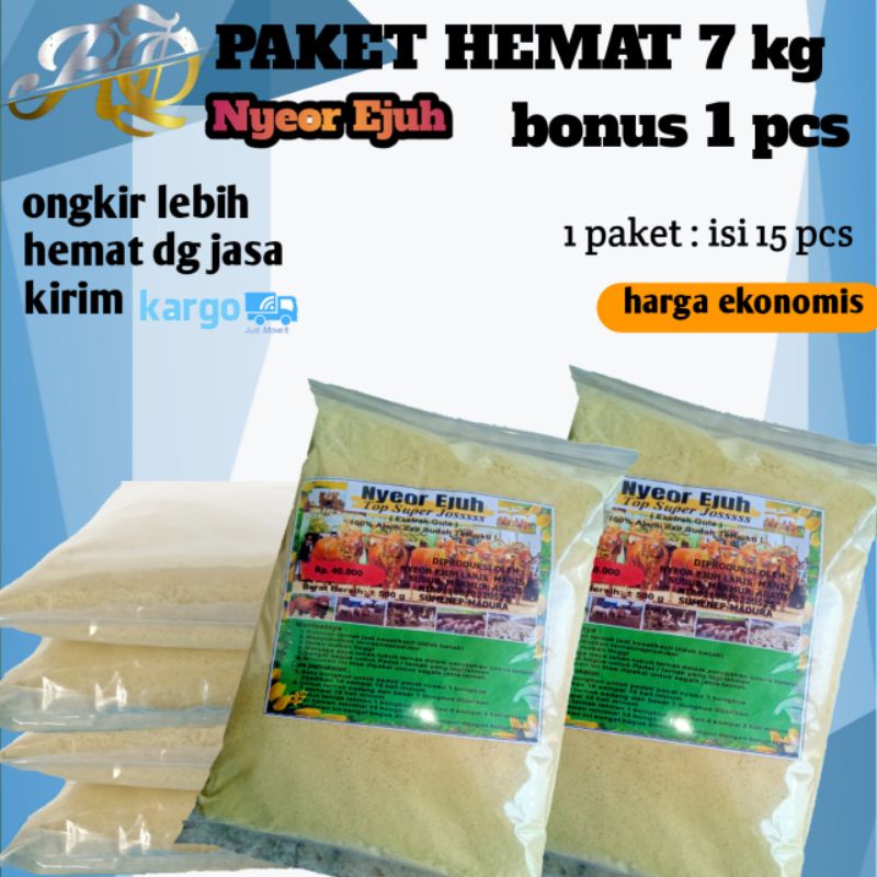 PAKET 7KG JAMU SAPI NYEOR EJUH EXTRA GULA JAMU PENGGEMUK SAPI JAMU TERNAK NYEOR EJUH OBAT CACING SAP