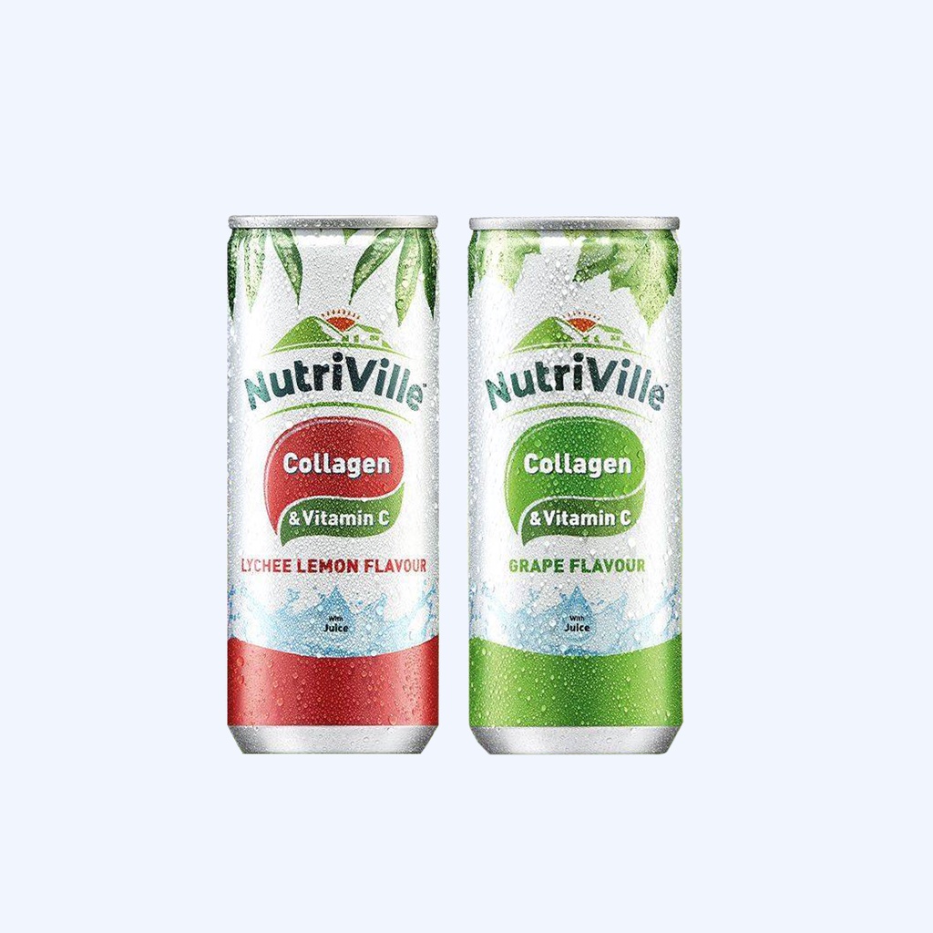 

Nutriville Collagen & Vitamin C Drink 250 ml / Rasa Leci lemon & Anggur