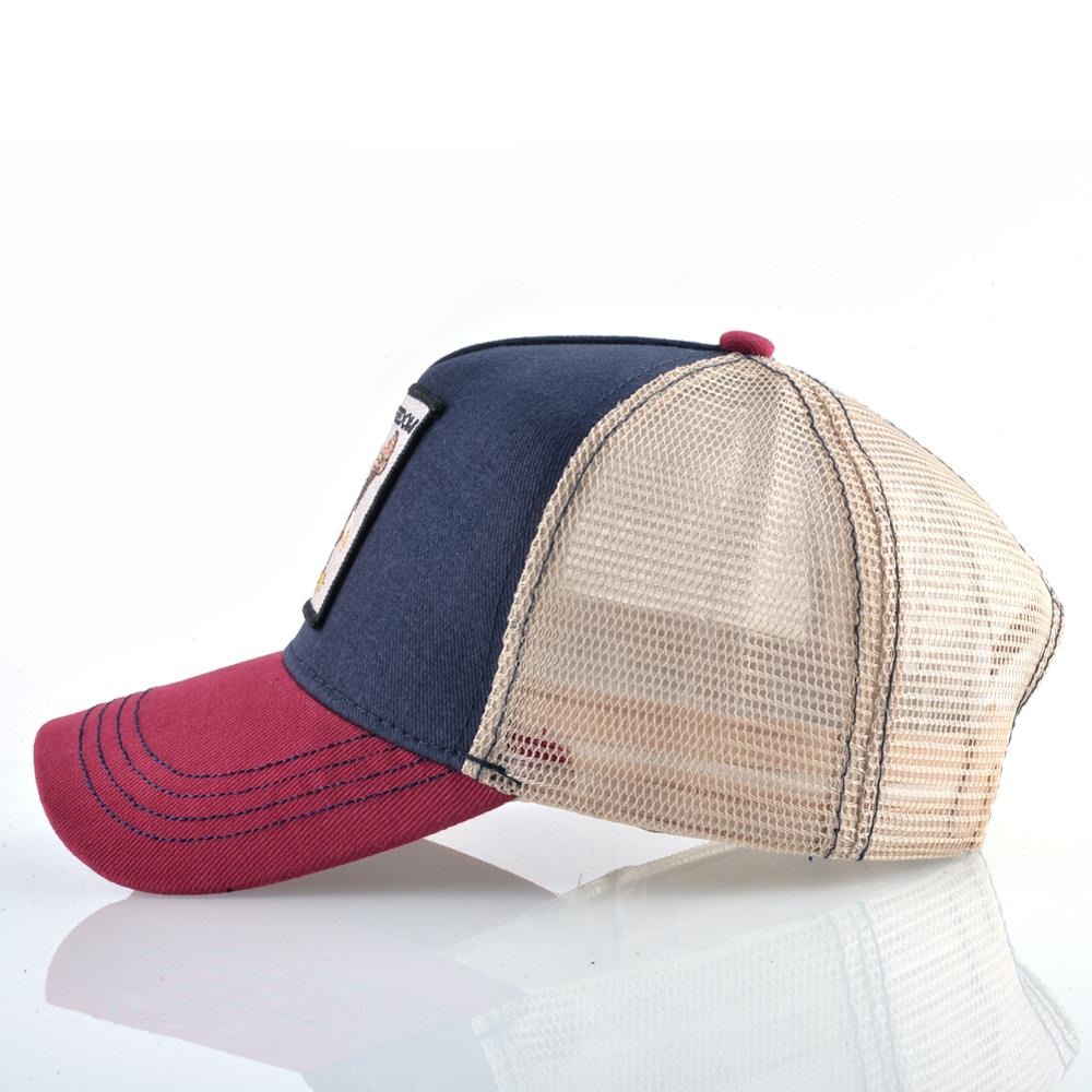 KISSBAOBEI Topi Trucker Baseball Wolf Quick Drying Mesh - DH-YK - Gray