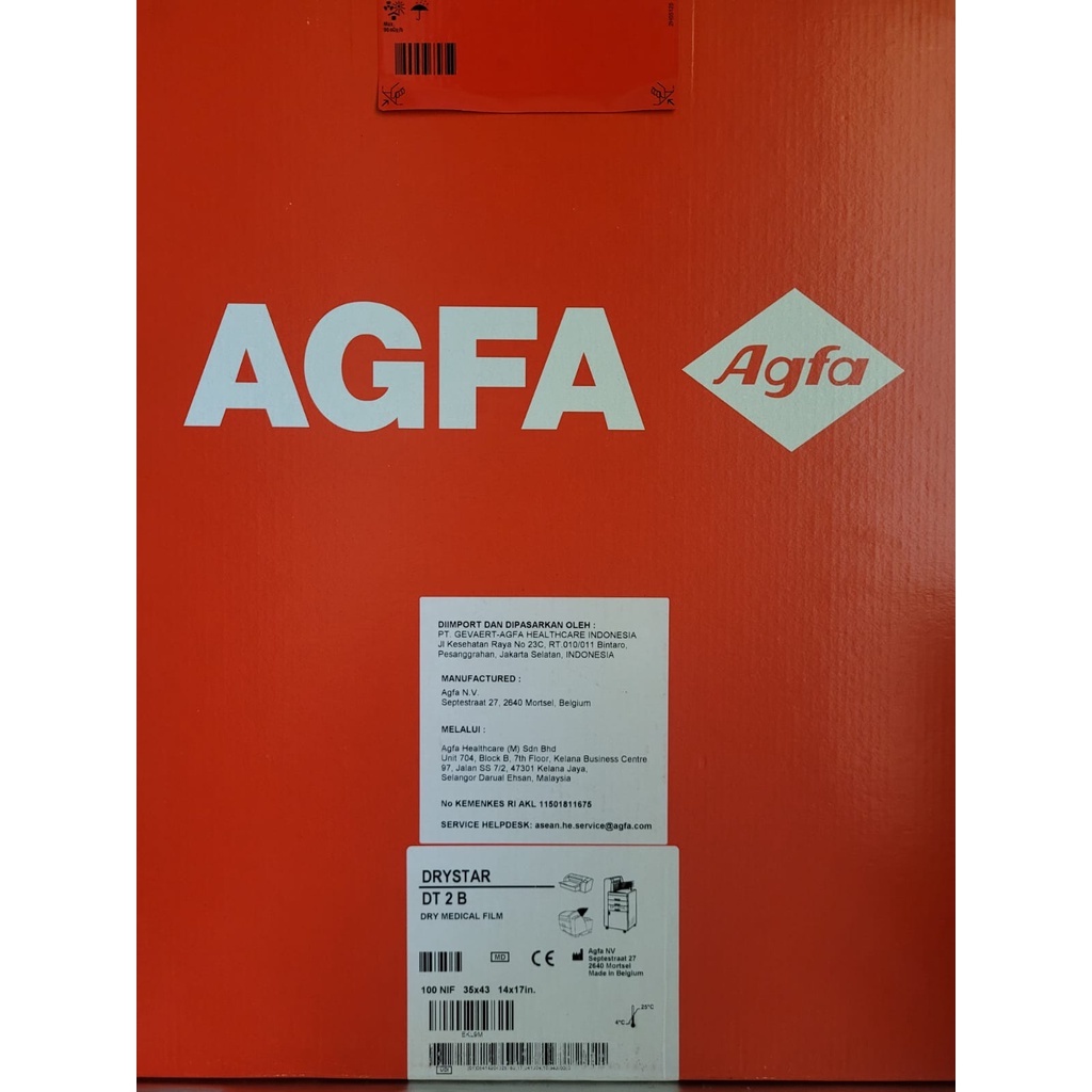 Film AGFA DT2B 14x17(35x43)