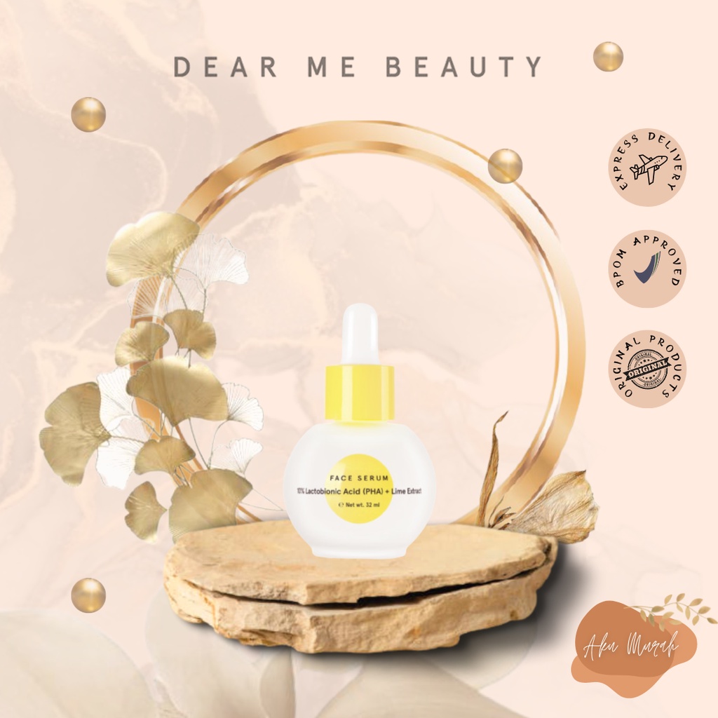 ✨ AKU MURAH ✨[BARANG SALE L.3 ] Dear Me Beauty 10% Lactobionic Acid (PHA) + Lime Extract Face Serum