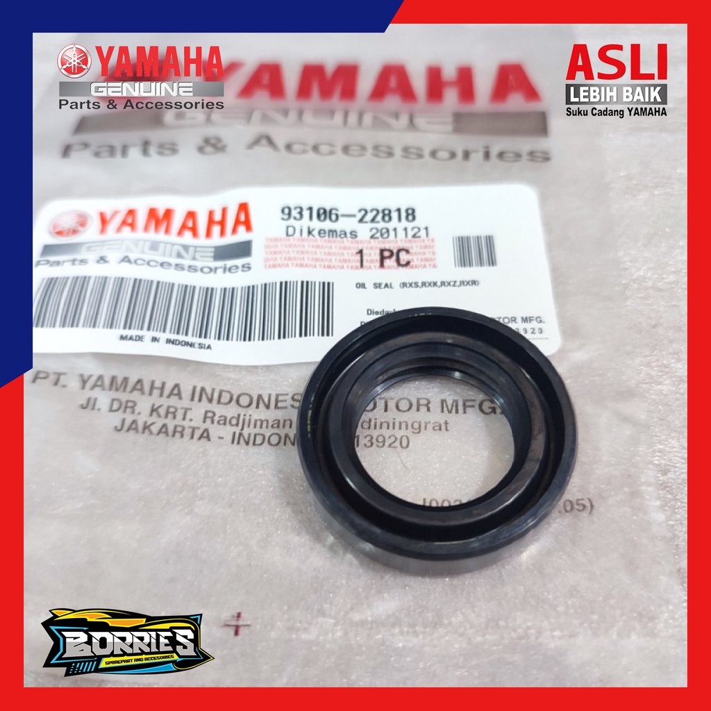 SEAL SIL RODA DPN DEPAN KANAN RX KING ASLI ORI YAMAHA 93106-22818