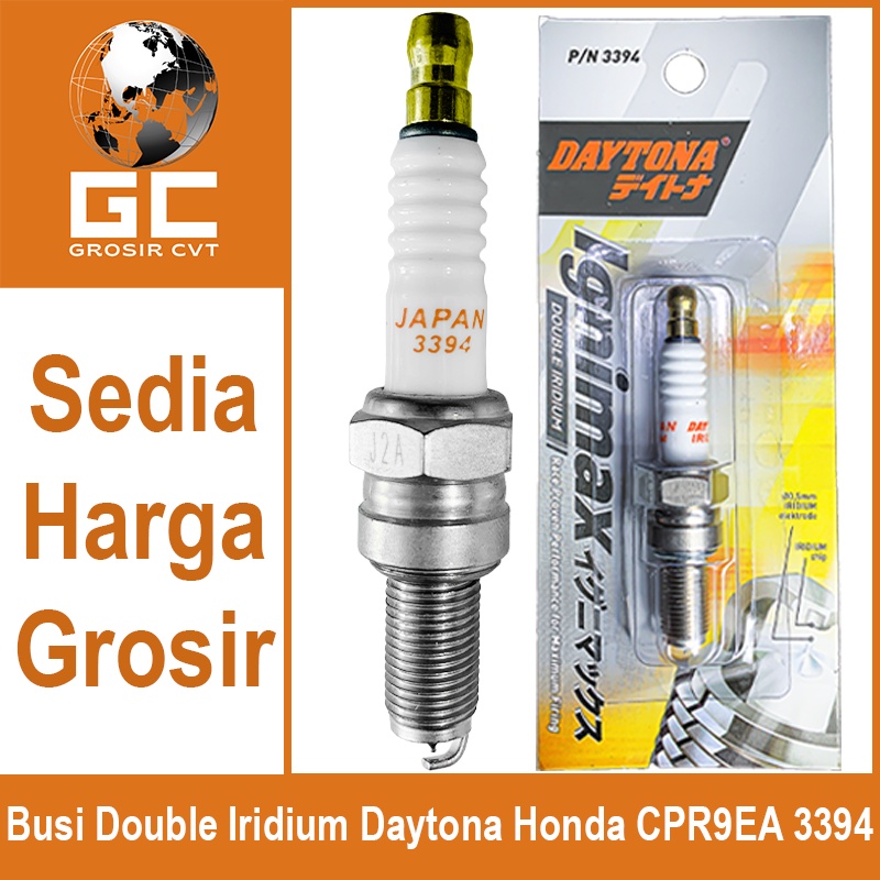Busi Racing Iridium Beat Vario Karisma Supra X 125 Scoopy Verza PCX New MegaPro Genio Deluxe Blade Revo absolute CBR ADV 150 250R DAYTONA IGNIMAX 3394