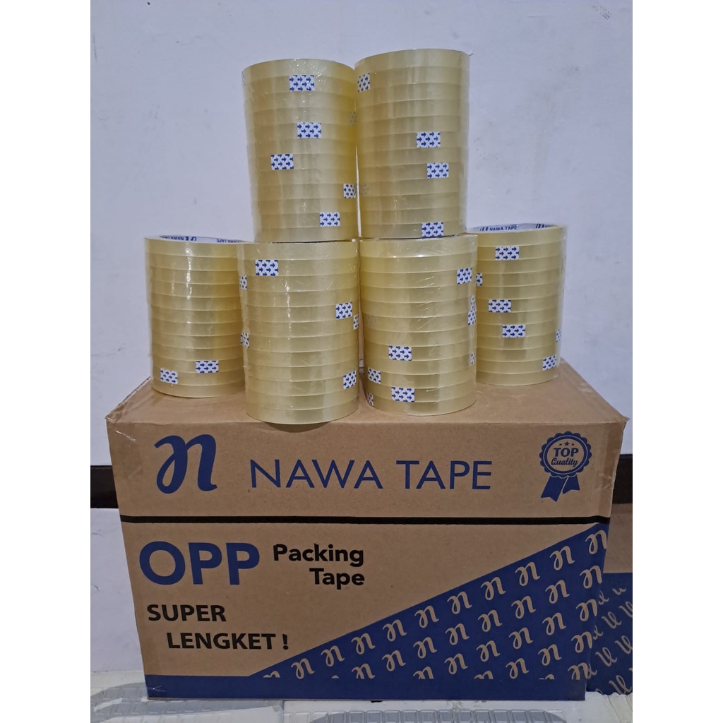 

LAKBAN ISOLASI UKURAN 12MM X 72YARD I DUS ISI 288 PCS KUAT DAN REKAT HARGA TERJANGKAU KUALITAS TERBAIK