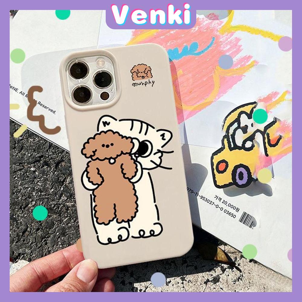 Case iPhone 14 Pro Max TPU Soft Case Cartoon Cute Cat Glossy Khaki Candy Case Camera Protection Shockproof For iPhone 14 13 12 11 Plus Pro Max 7 Plus X XR