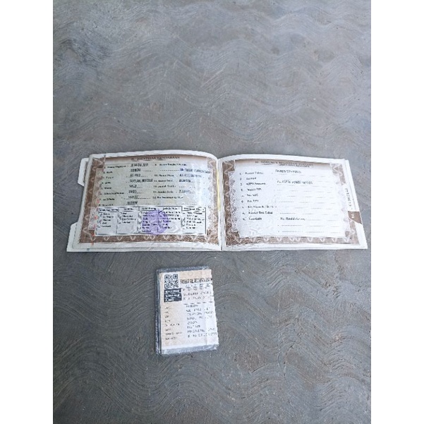 surat megapro 2005 plat b