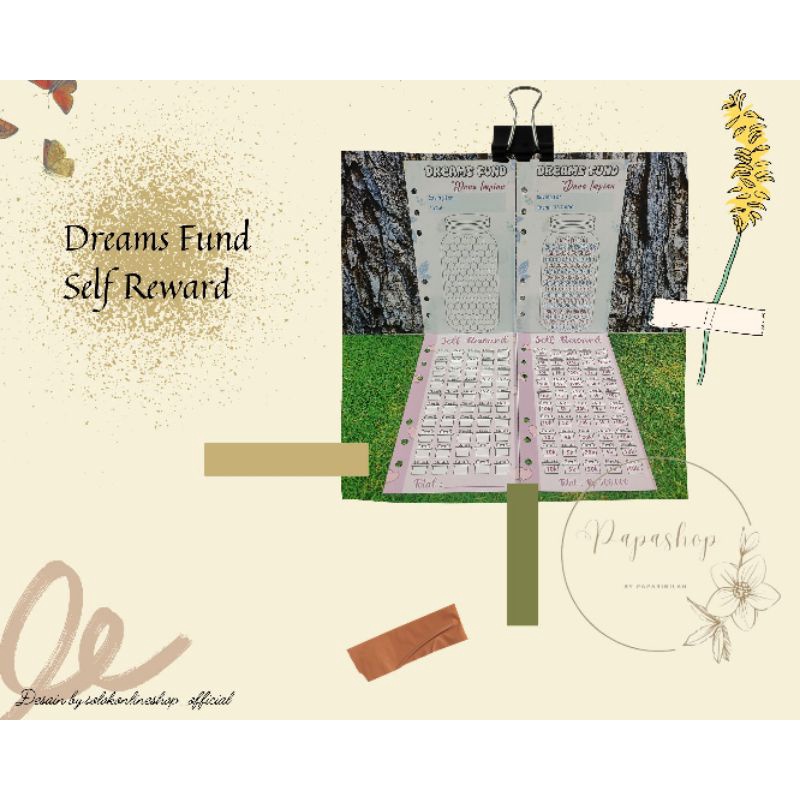 

Kertas Binder A6 "Dreams Fund dan Self Reward" (Harga 1 Lembar)