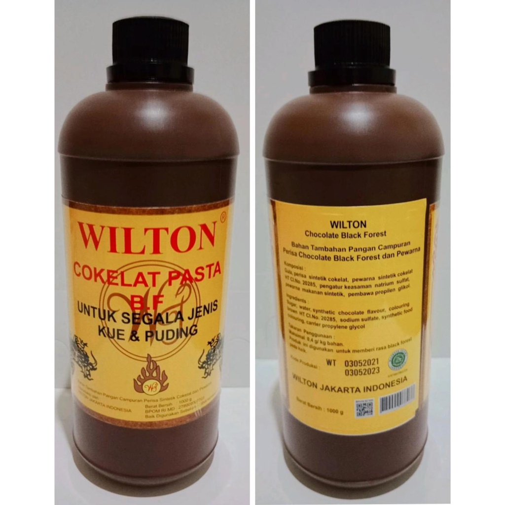 

Wilton Coklat Pasta Black Forest 1kg