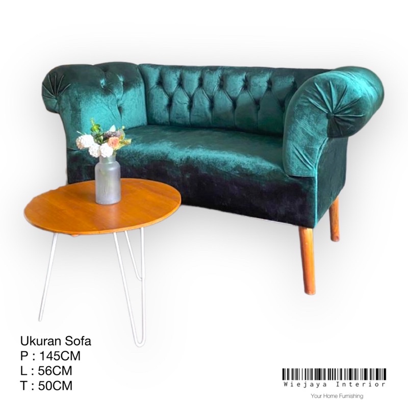 Sofa Kekinian, Sofa Ruang Tamu, Sofa Minimalis, Rangka Kayu solid + Kain anti kotor