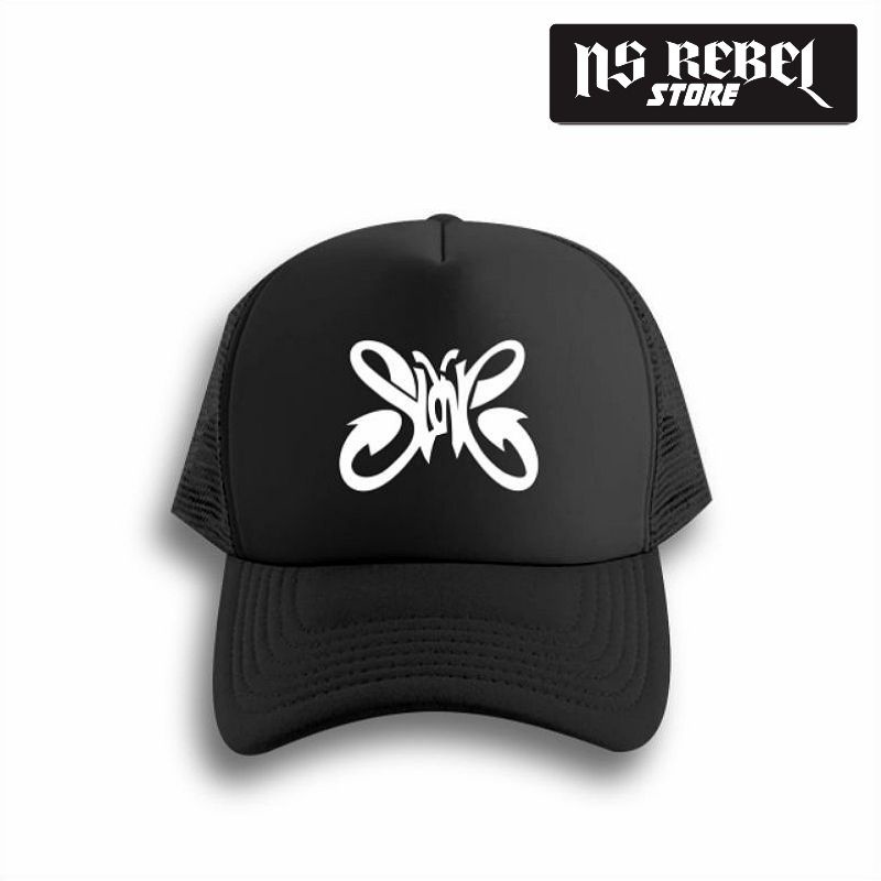TOPI JARING TRUCKER LOGO SLANK/TOPI TRUCKER MUSIK BAND SLANK/TOPI JARING TRUCKER LOGO SABLON SLANK
