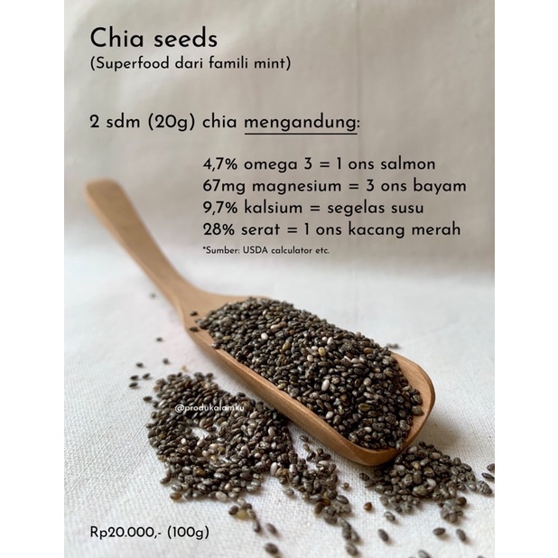 

Chia seeds 250g / superfood produk alamku