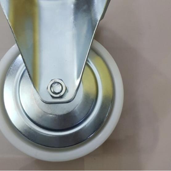 roda troli 6 inch nilon lurus / mati