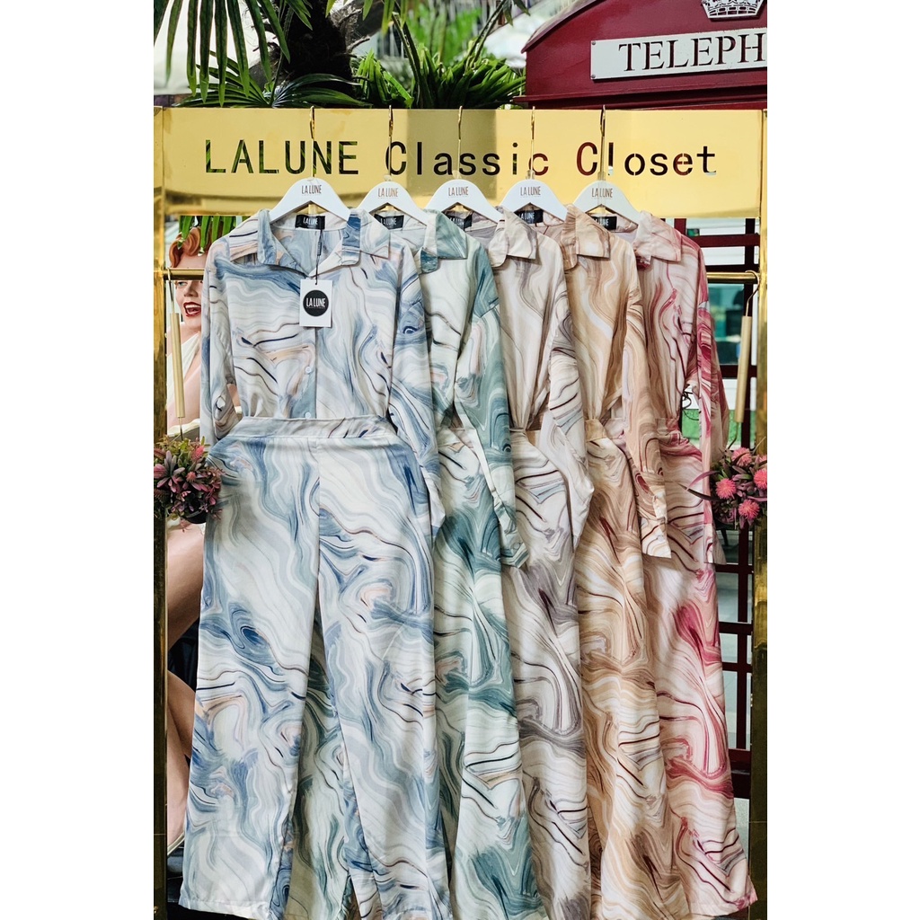 SETELAN LALUNE NEW MARBLE 100% ORIGINAL IMPORT BANGKOK