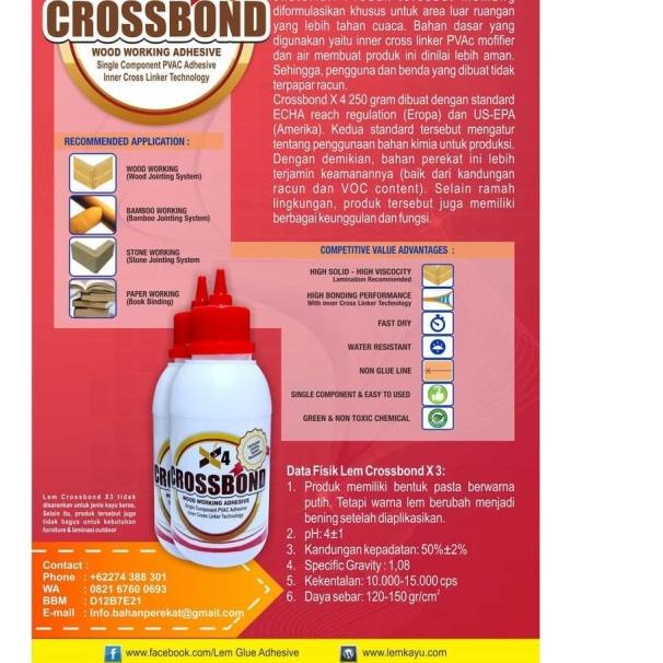 

Crossbond X4 - Lem Kayu