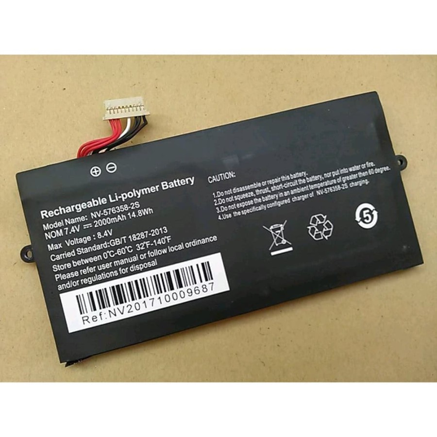 Baterai Axioo Mybook 10 P102 AJP AJQ NV-576358-2S