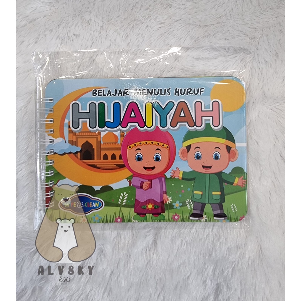 WIPE CLEAN ACTIVITY BOOK MENGGAMBAR BUAH HEWAN / BUKU AKTIVITAS EDUKASI ANAK BELAJAR MENULIS ANGKA HURUF HIJAIYAH