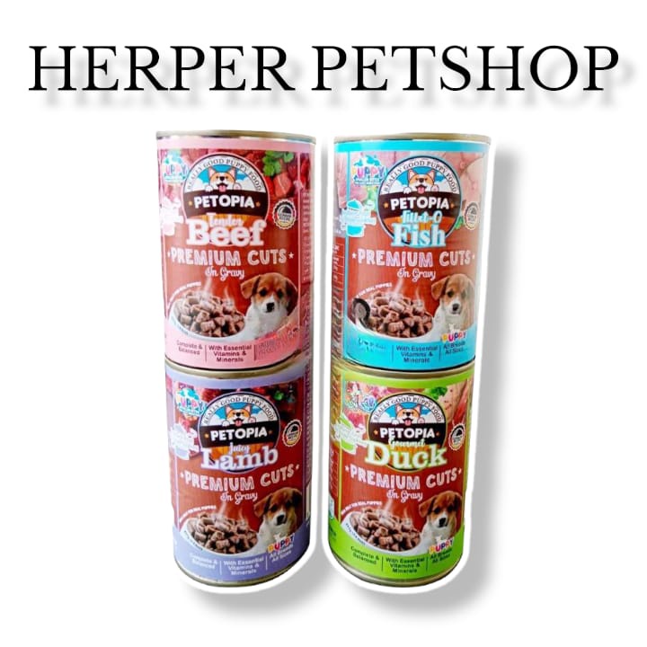 PETOPIA WET FOOD KALENG 415GR FOR PUPPY
