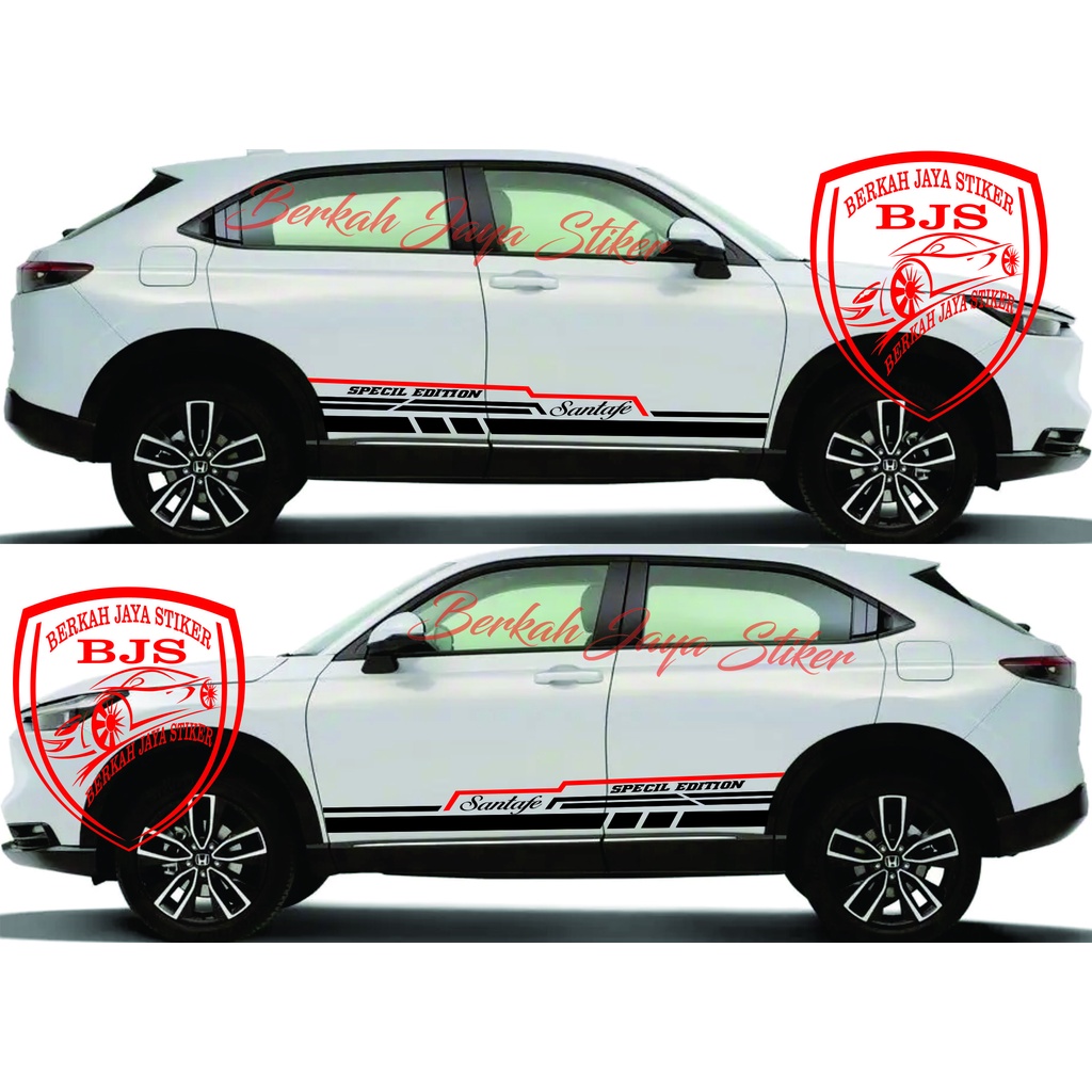 NEW STIKER MOBIL HONDA HRV 2022 PROMO TERMURAH sticker mobil hrv stiker list sisi samping honda hrv