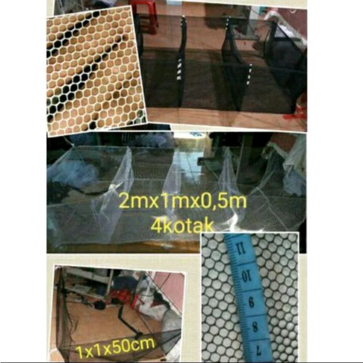 SAL Jaring Keramba Karamba Kerambah Kramba Hapa Ikan Sekat 2 3 4 ruang