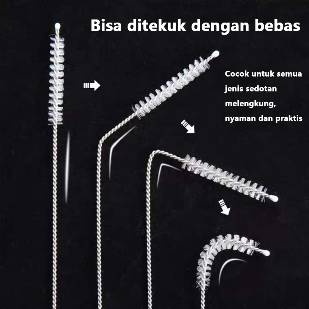 SIKAT PEMBERSIH SEDOTAN /SIKAT SEDOTAN STAINLESS/BRUSH STAINLESS STRAW/SIKAT BOTOL BAYI