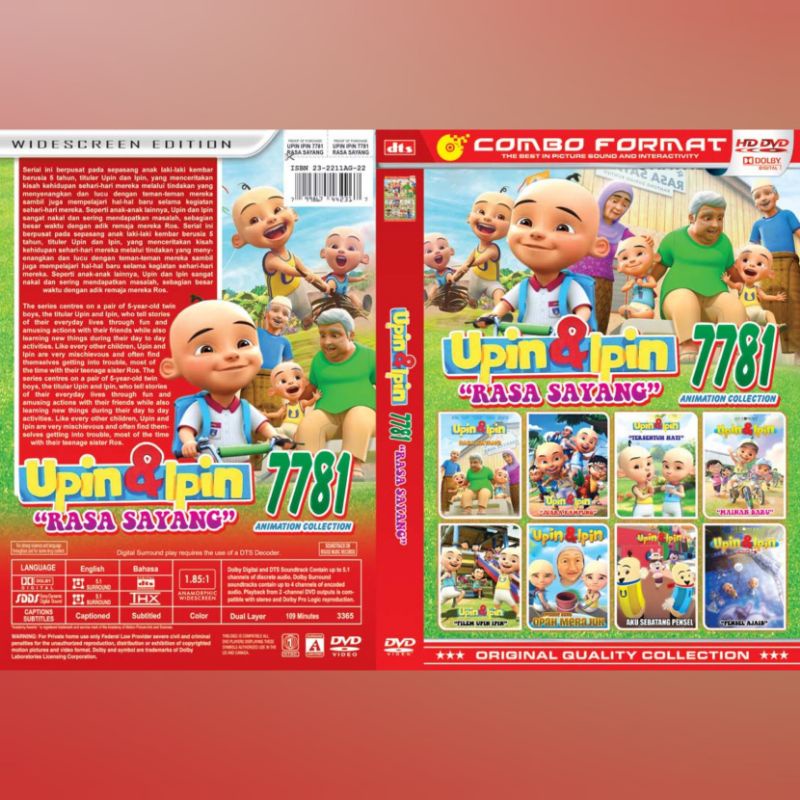 Kaset Koleksi Upin Dan Ipin Rasa Sayang