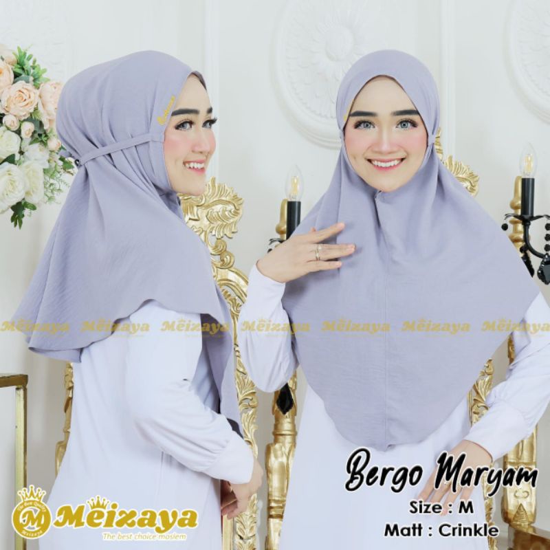 Bergo Maryam non pet by meizaya